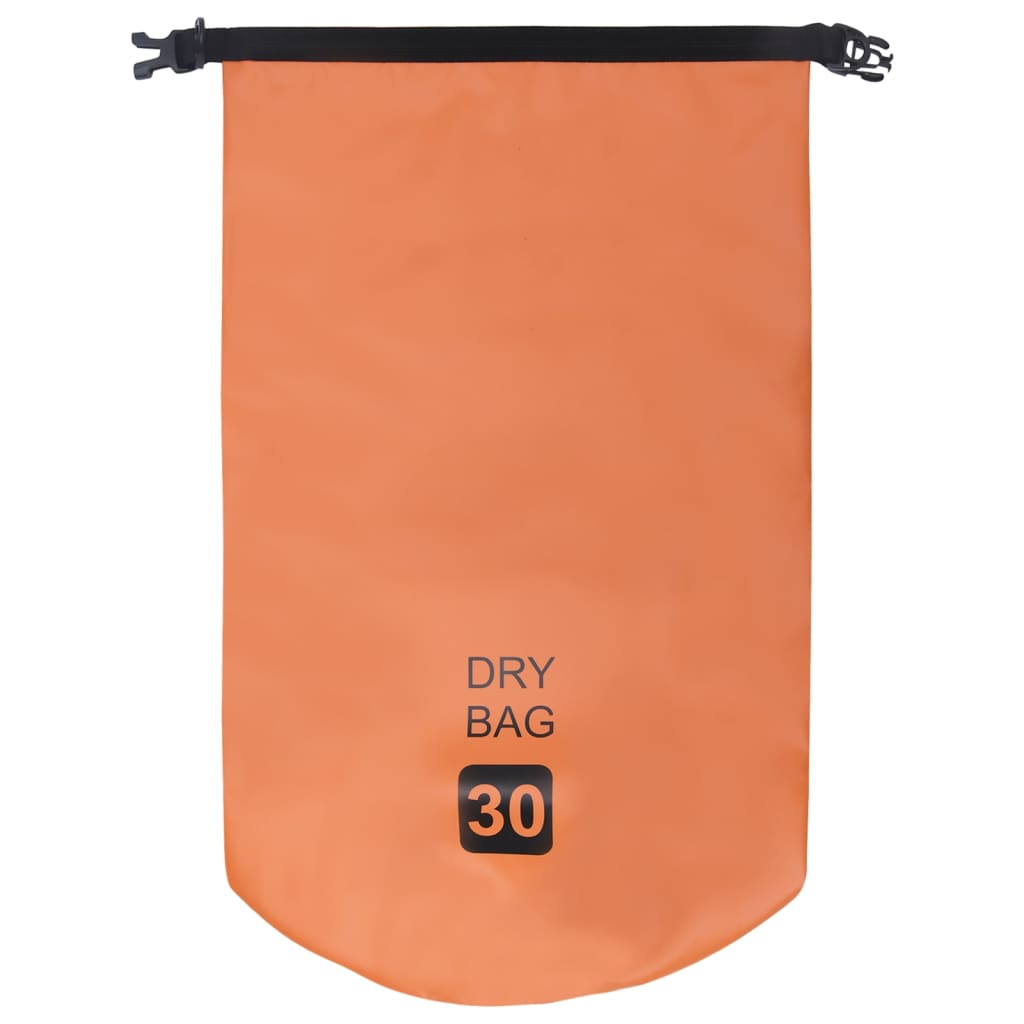 Borsa Impermeabile Arancione 30 L in PVC