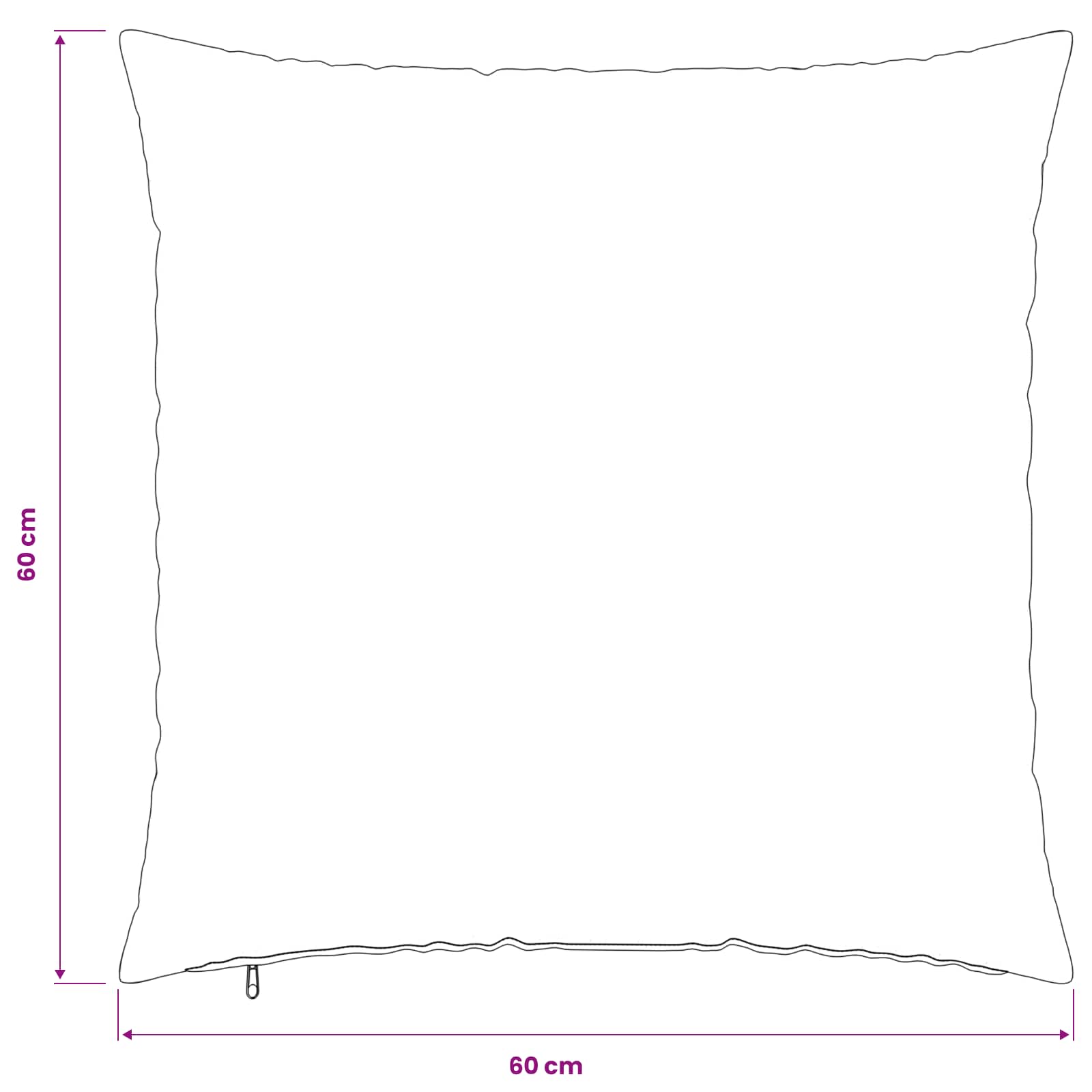 Cuscino con cuscino HEERLEN 2 pz Grigio Chiaro Fleece PV