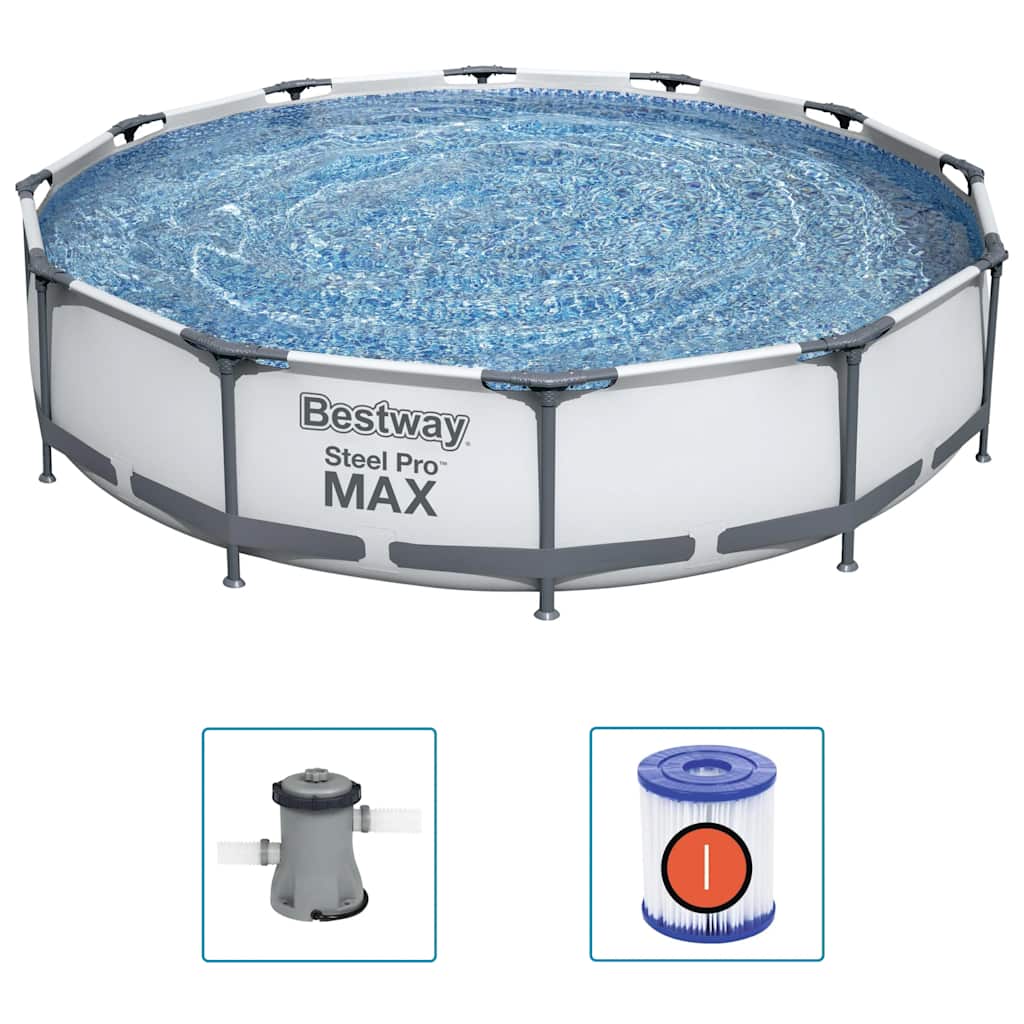 Bestway Set Piscina Steel Pro MAX 366x76 cm