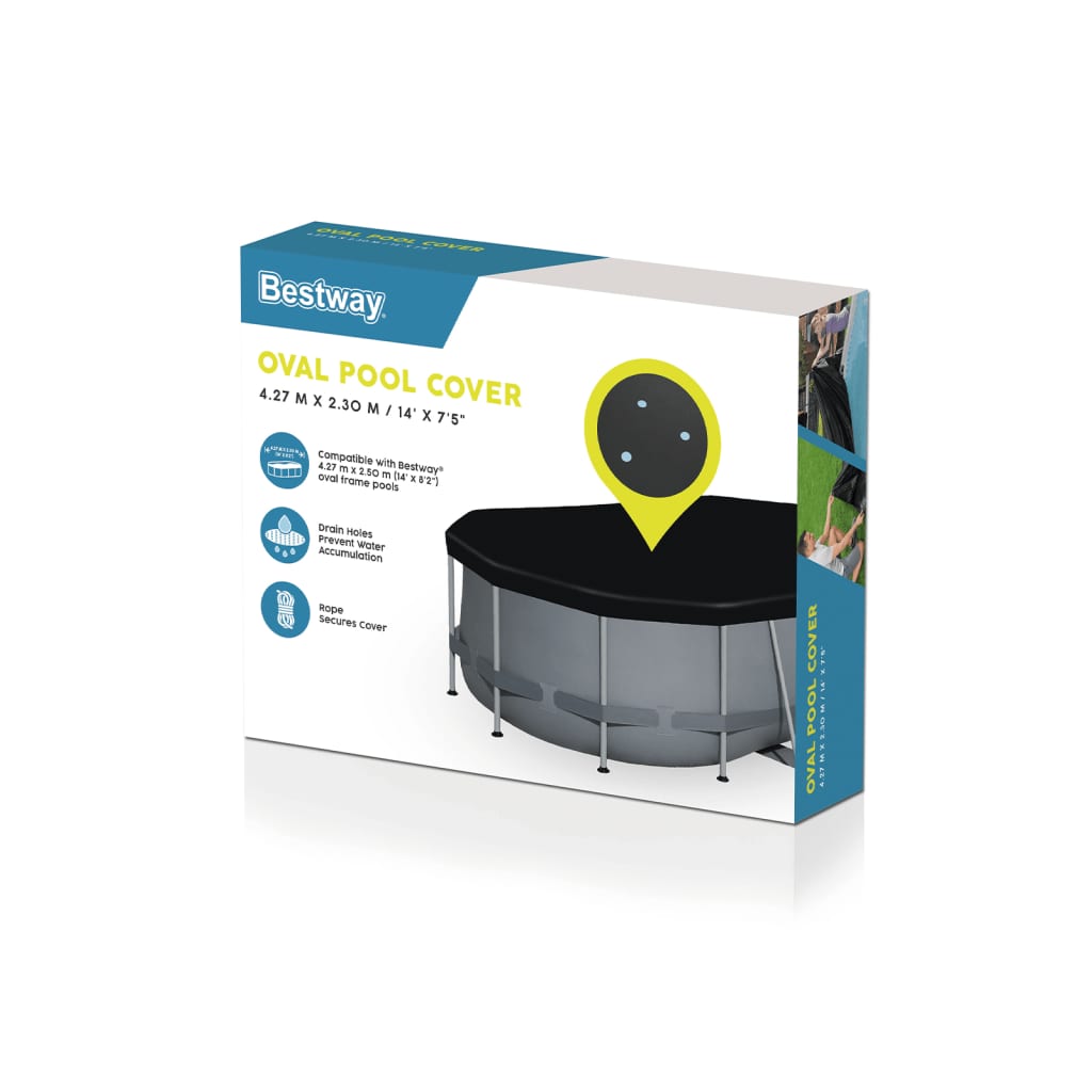 Bestway Copertura per Piscina Flowclear 418x230 cm