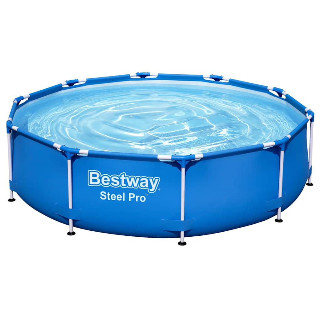 Piscina fuori terra rotonda Steel Pro 305 x 76 cm blu