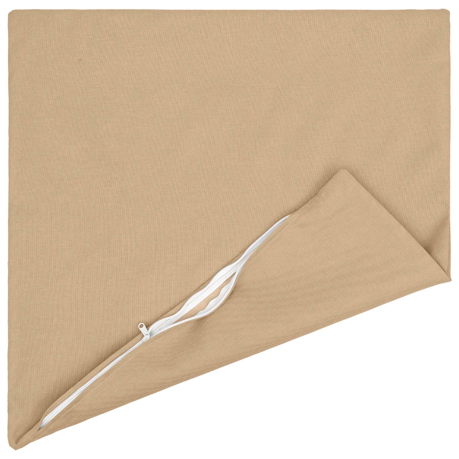 Cuscino con cuscino HEERLEN 2 pz Crema Tessuto