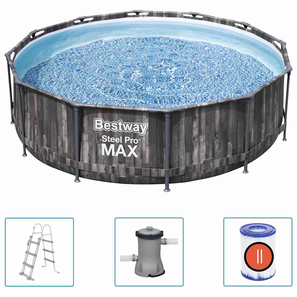 Bestway Set Piscina Steel Pro MAX 366x100 cm