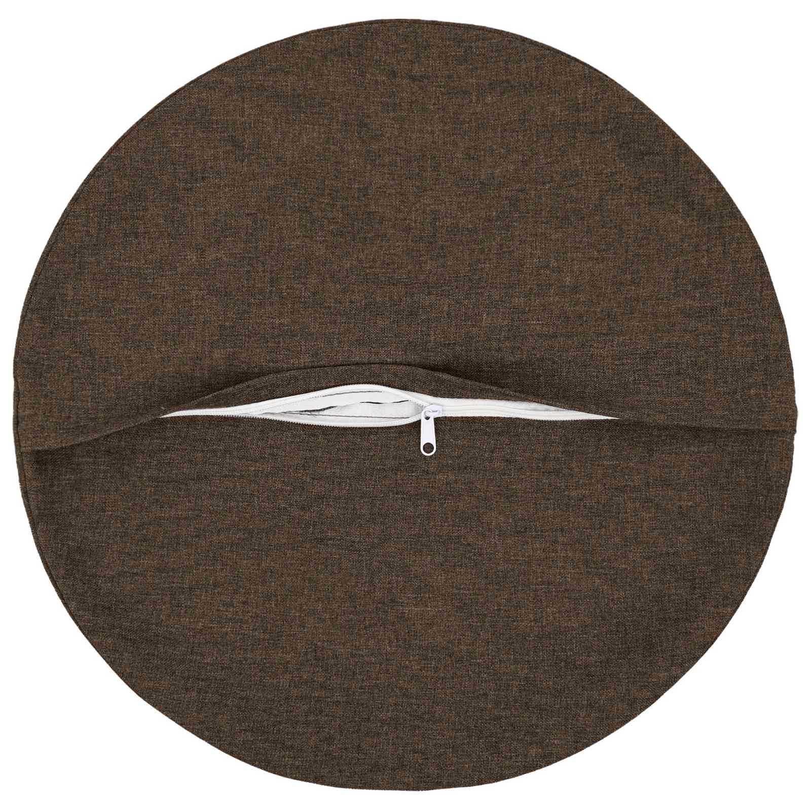 Cuscino con cuscino HEERLEN 6 pz Tortora Tessuto