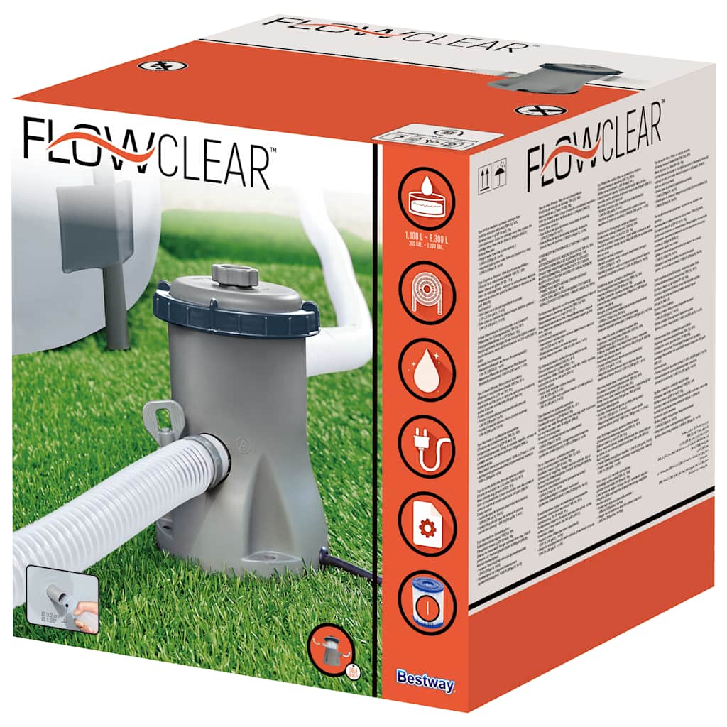 Bestway Piscina Flowclear 1249 L con Pompa Filtro