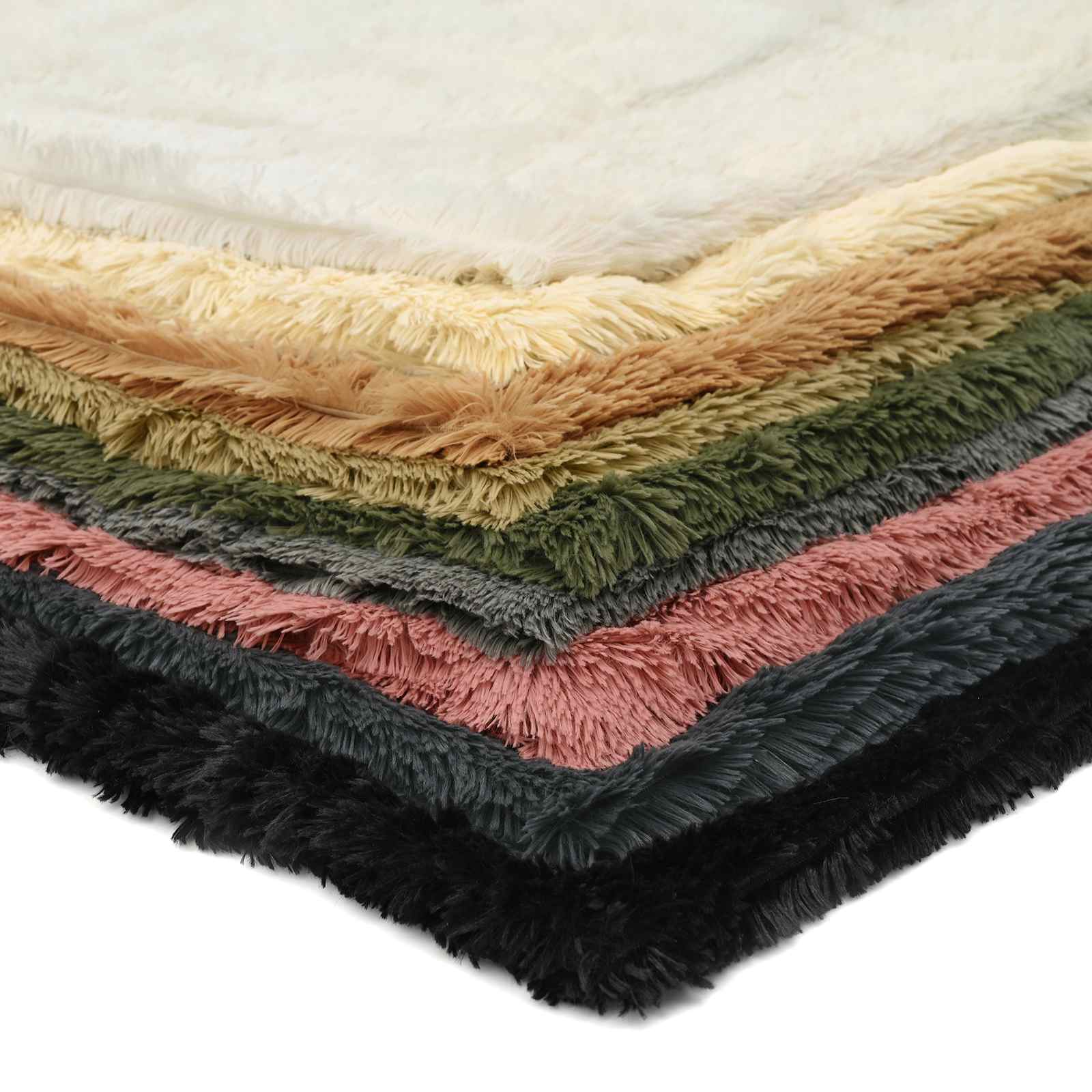 Cuscino con cuscino HEERLEN 6 pz Antracite Fleece PV