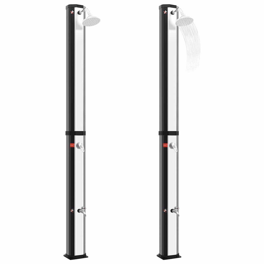 Outdoor Doccia Solare da Esterno con Soffione e Rubinetto 35 L