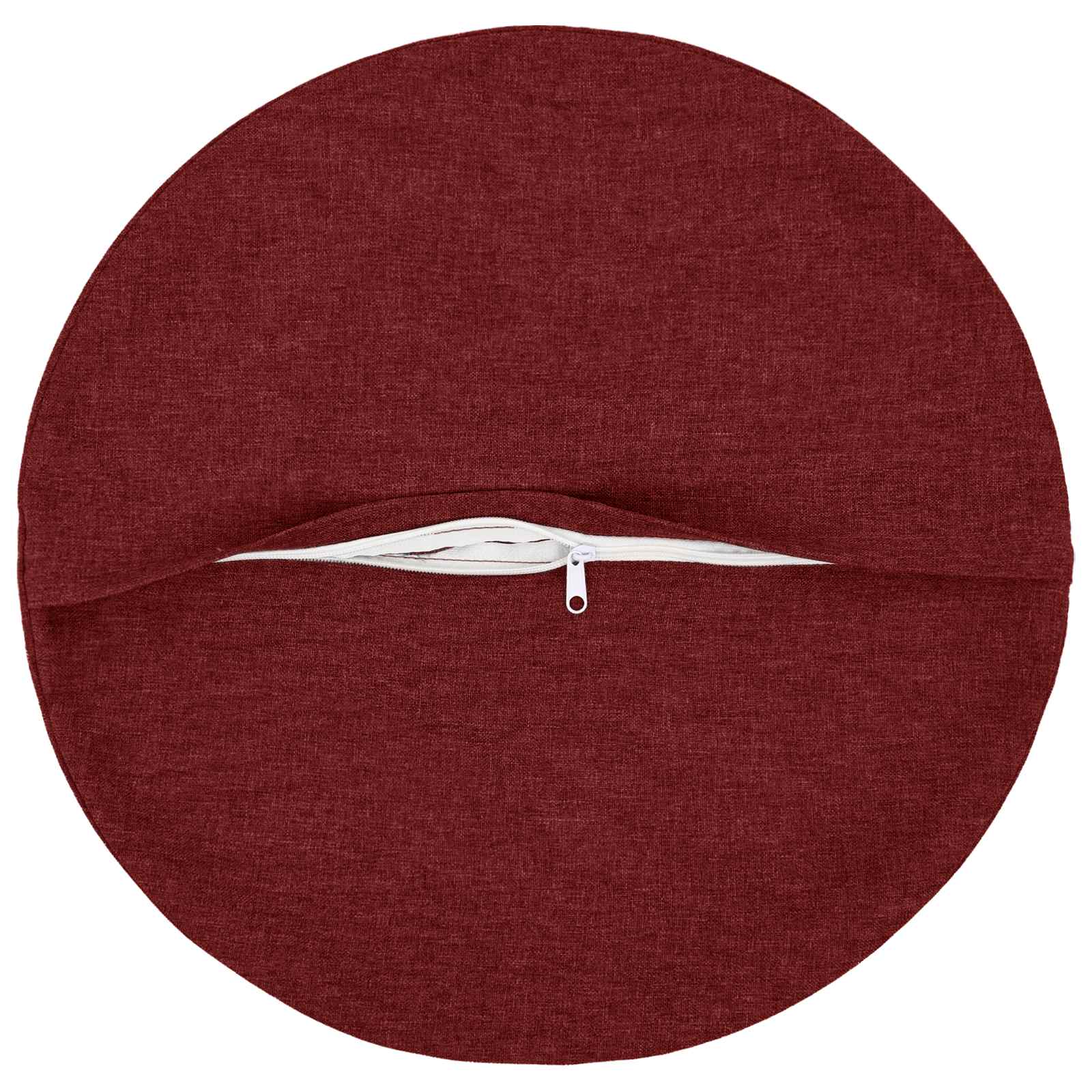 Cuscino con cuscino HEERLEN 6 pz Rosso Vino Tessuto