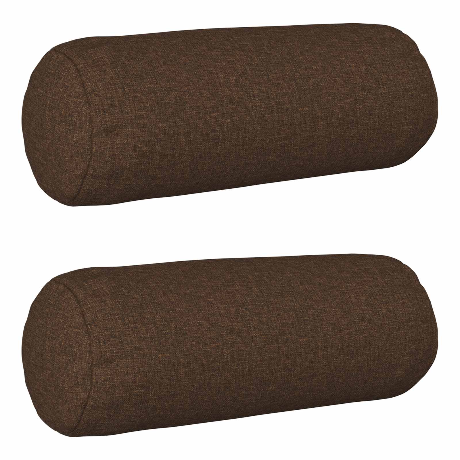 Cuscino con cuscino HEERLEN 2 pz Marrone Tessuto