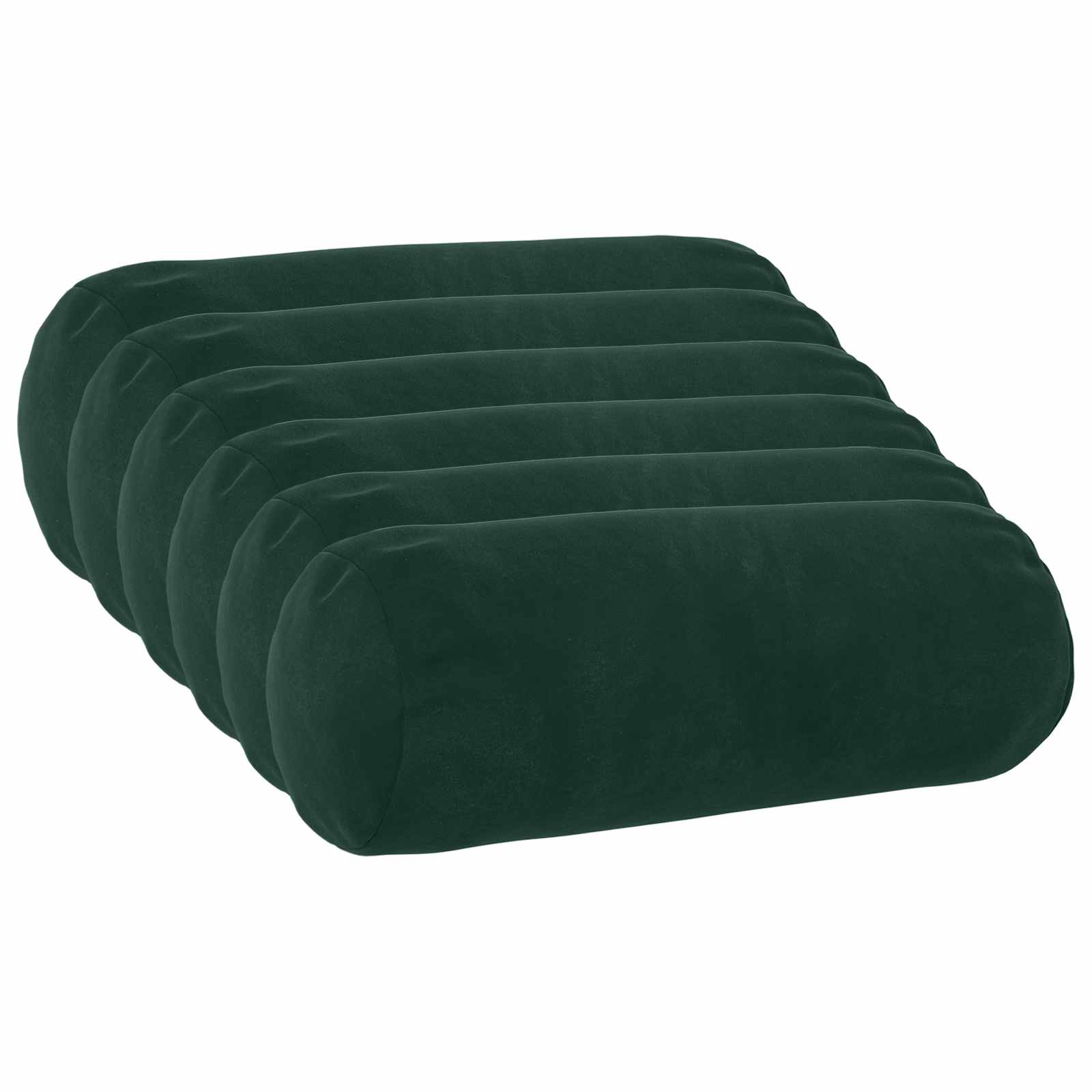 Cuscino con cuscino HEERLEN 6 pz Verde Scuro Velluto