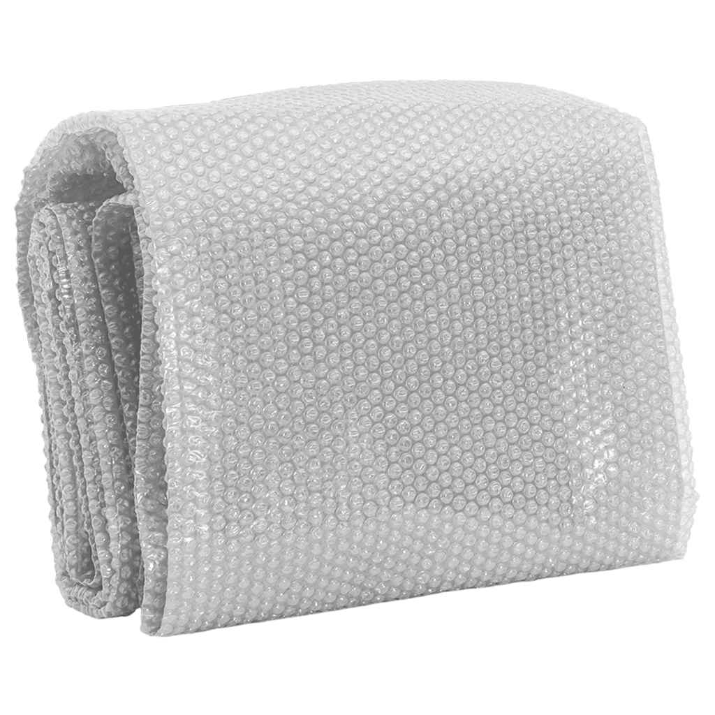 Pellicola Galleggiante Solare PE Piscina 549x274 cm Grigia