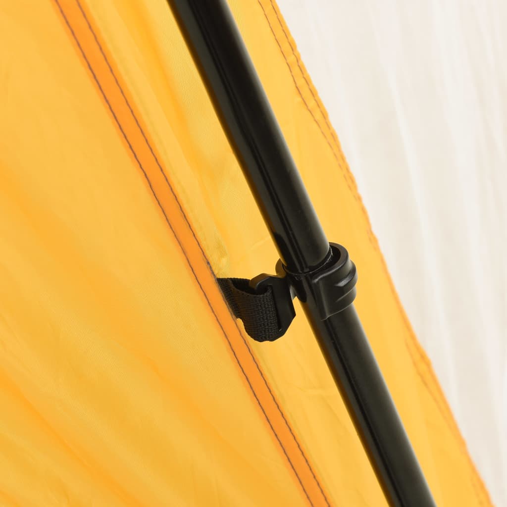 Tenda per Piscina in Tessuto 590x520x250 cm Gialla