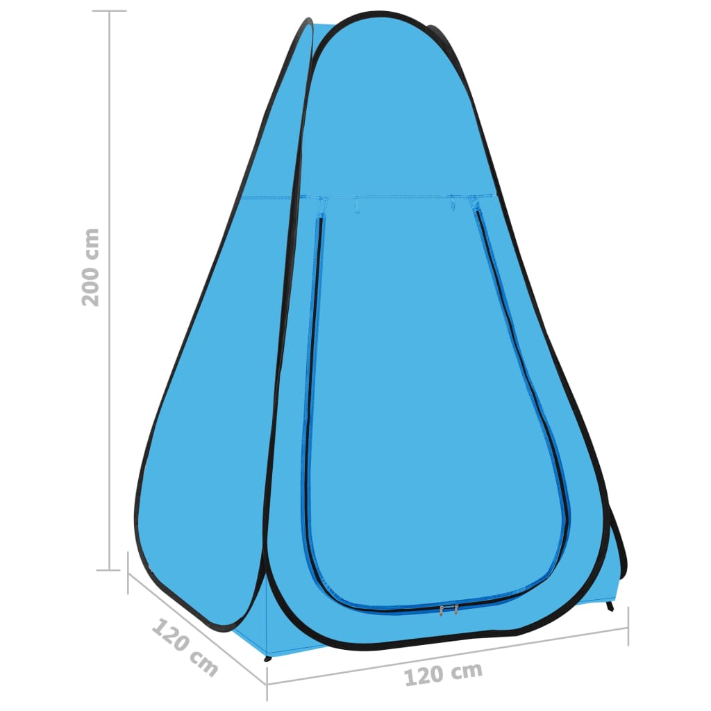 Tenda Doccia da Campeggio Pop Up Blu