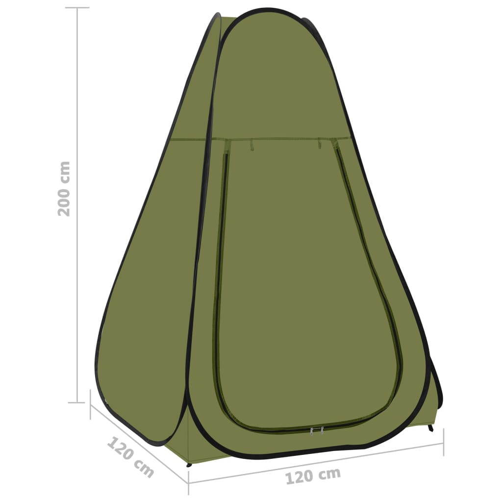 Tenda Doccia da Campeggio Pop Up Verde