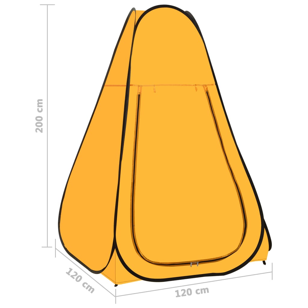 Tenda Doccia da Campeggio Pop Up Giallo
