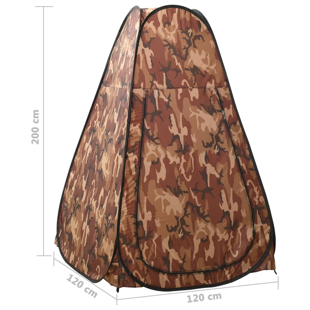 Tenda Doccia da Campeggio Pop Up Mimetica