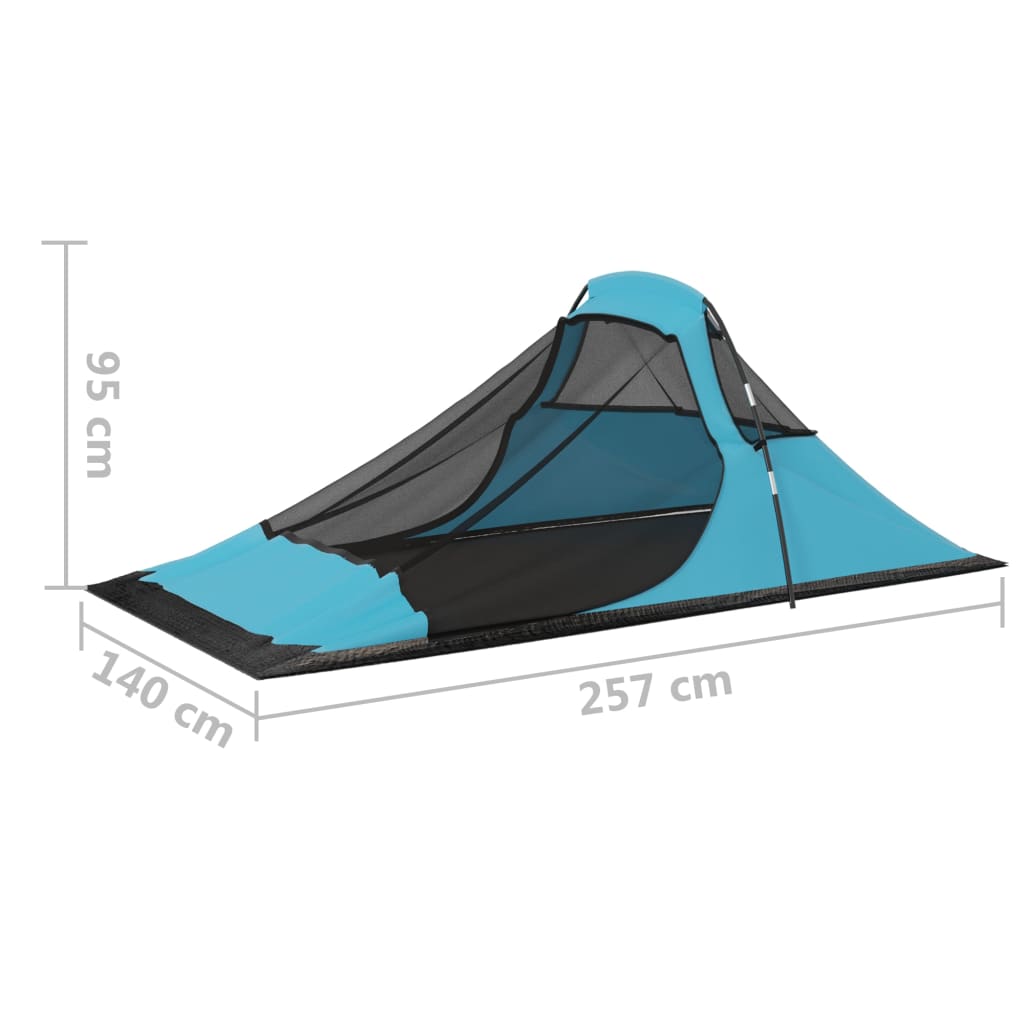 Tenda da Campeggio 317x240x100 cm Blu
