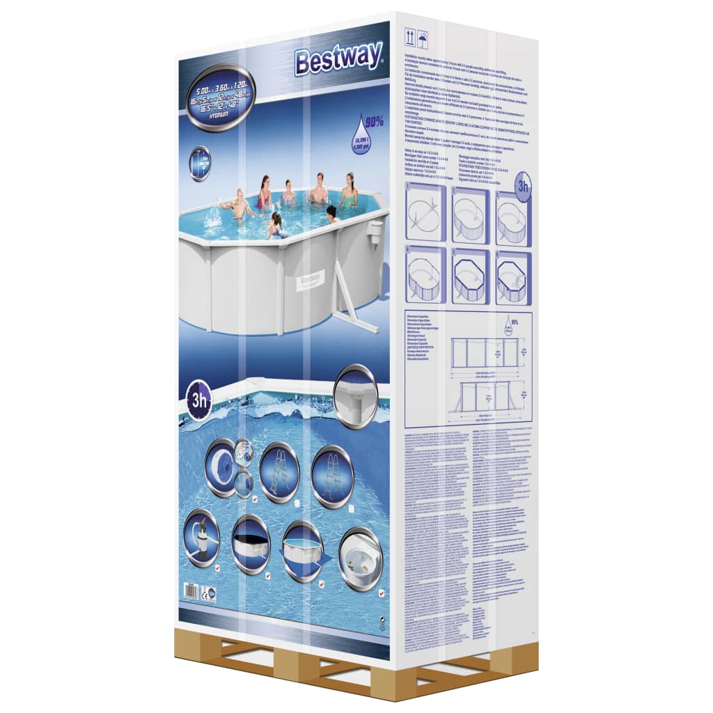 Bestway Set Piscina Hydrium 500x360x120 cm