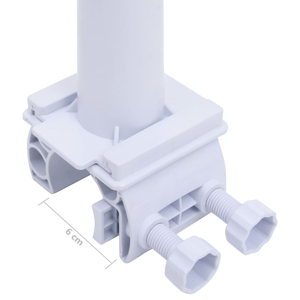 Rullo di Copertura per Piscina con Base in Plastica