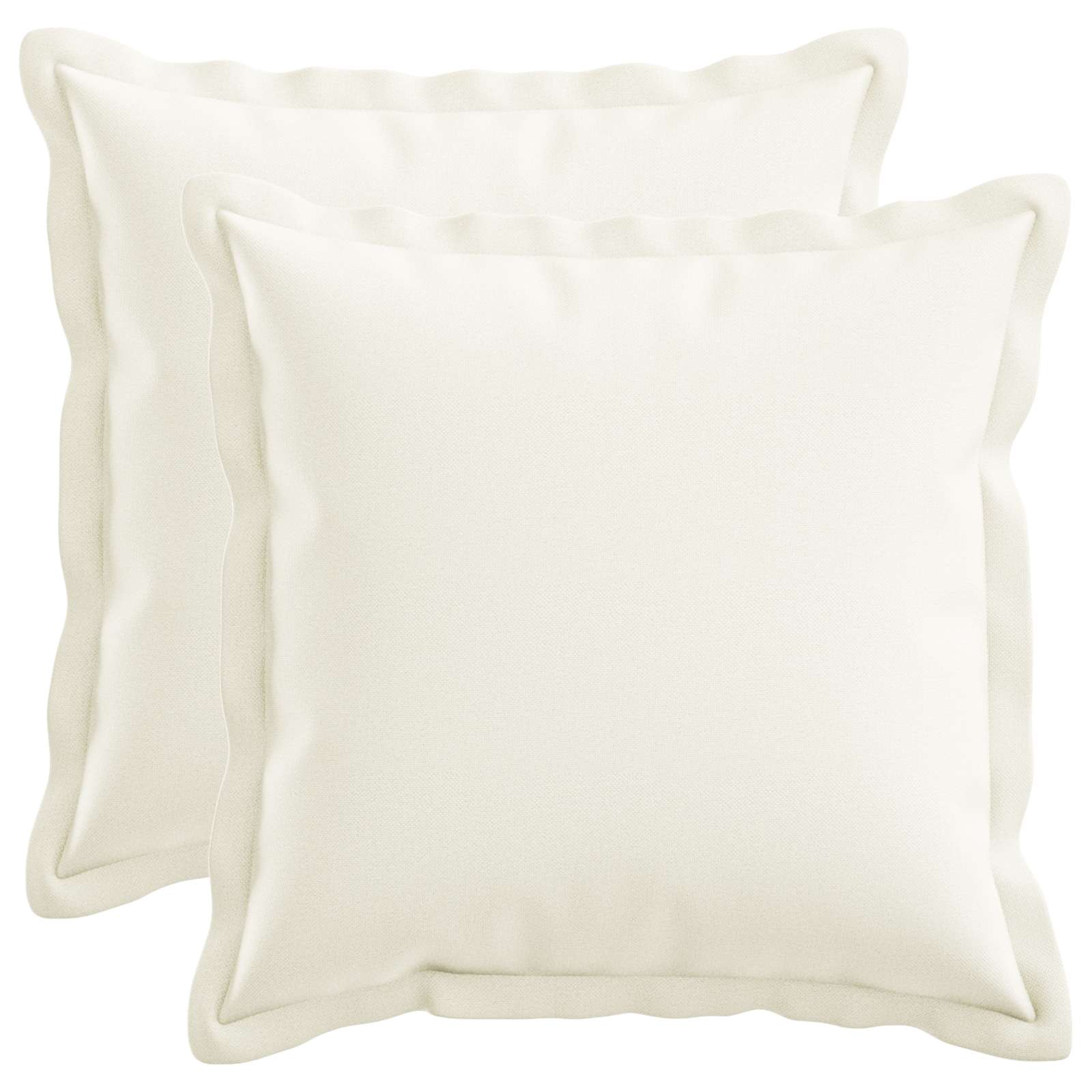Cuscino con cuscino HOUTEN 2 pz Bianco Lino