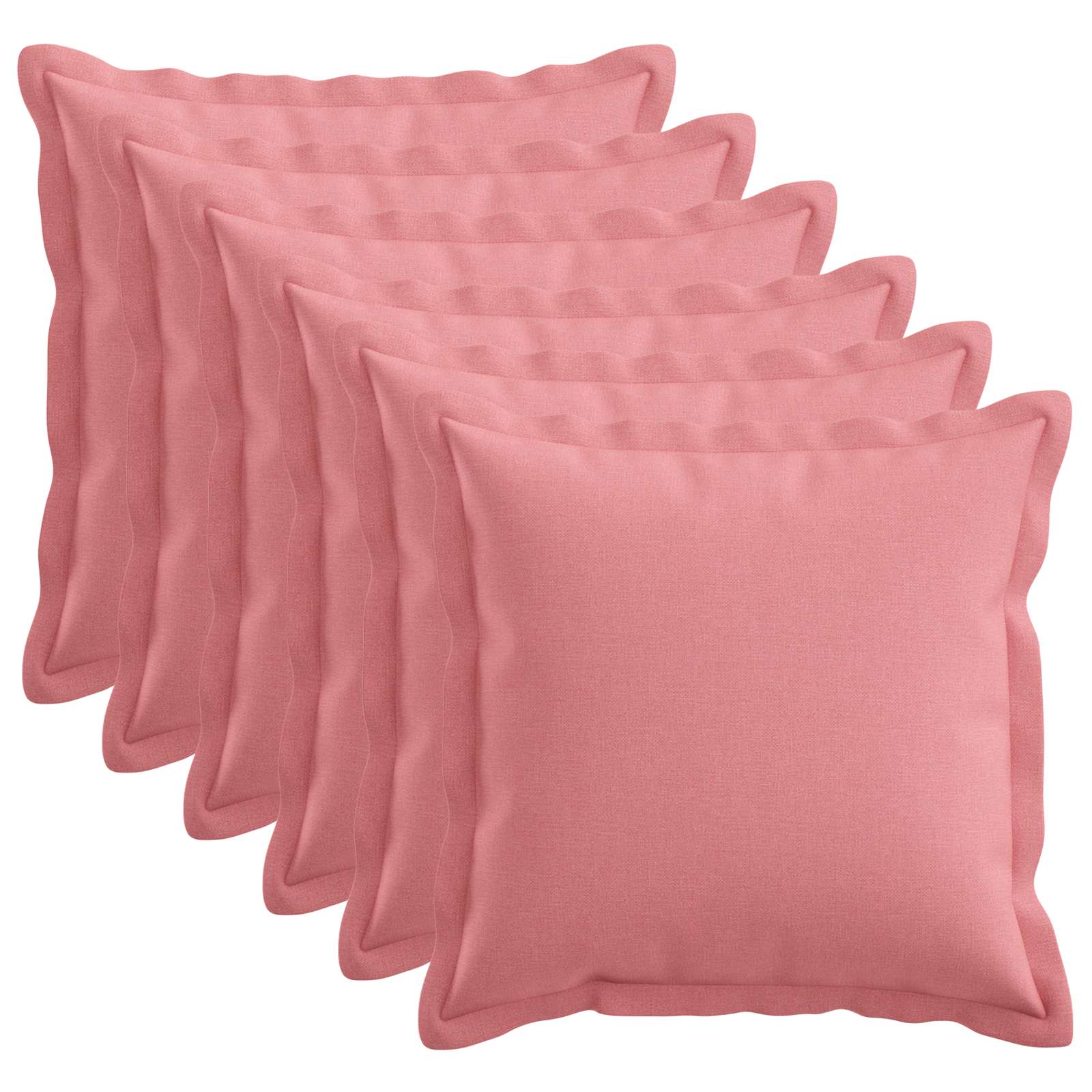 Cuscino con cuscino HOUTEN 6 pz Rosa Lino