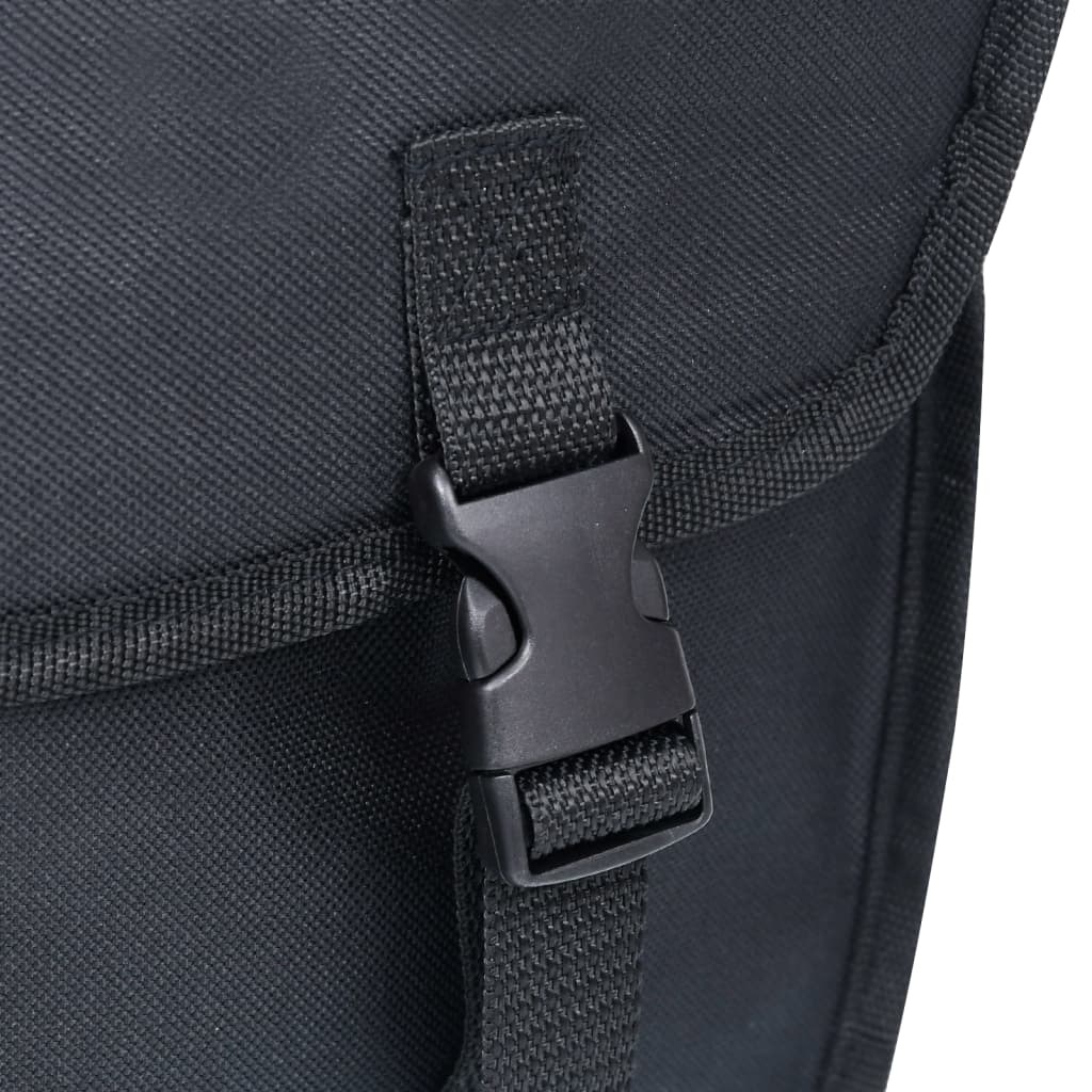 Borsa Singola Bicicletta Impermeabile per Portapacchi 21 L Nero