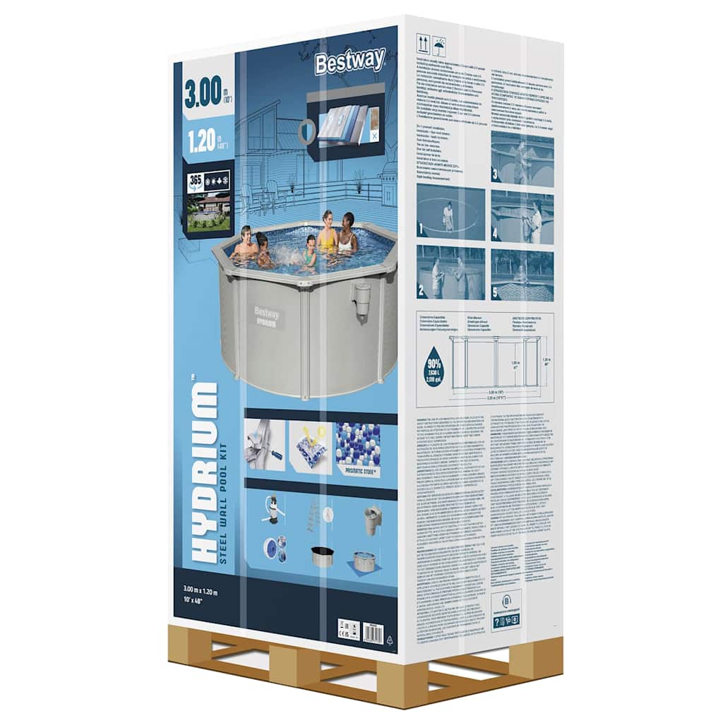 Bestway Set Piscina Hydrium 300x120 cm