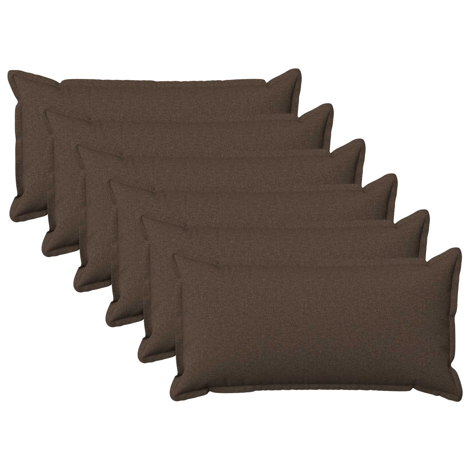 Cuscino con cuscino HOUTEN 6 pz Tortora Lino