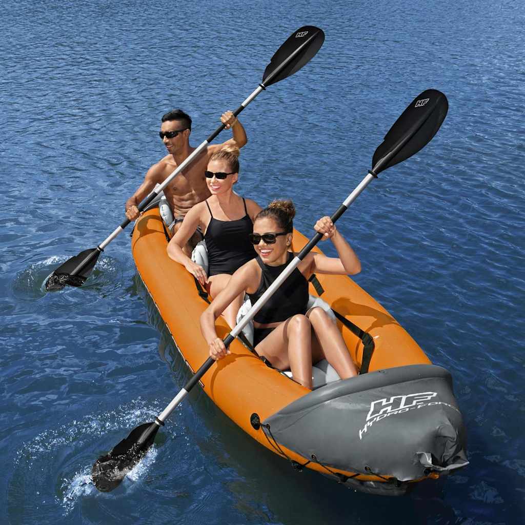 Bestway Set Kayak Gonfiabile per Tre Persone Hydro-Force Rapid x3