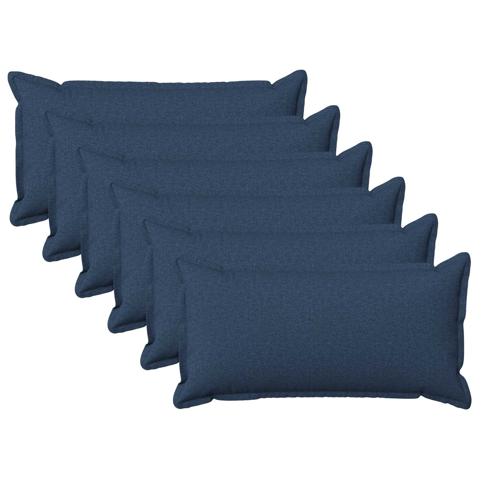 Cuscino con cuscino HOUTEN 6 pz Blu Lino