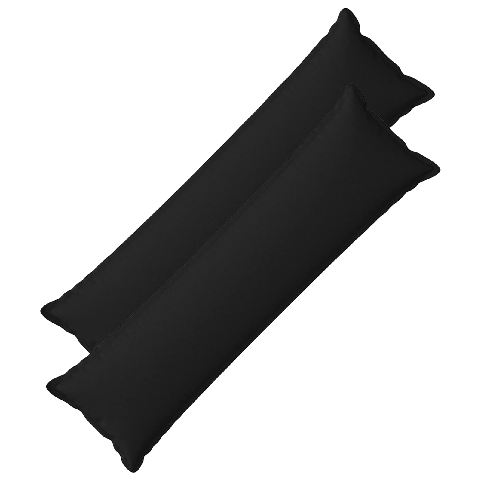 Cuscino con cuscino HOUTEN 2 pz Nero Lino