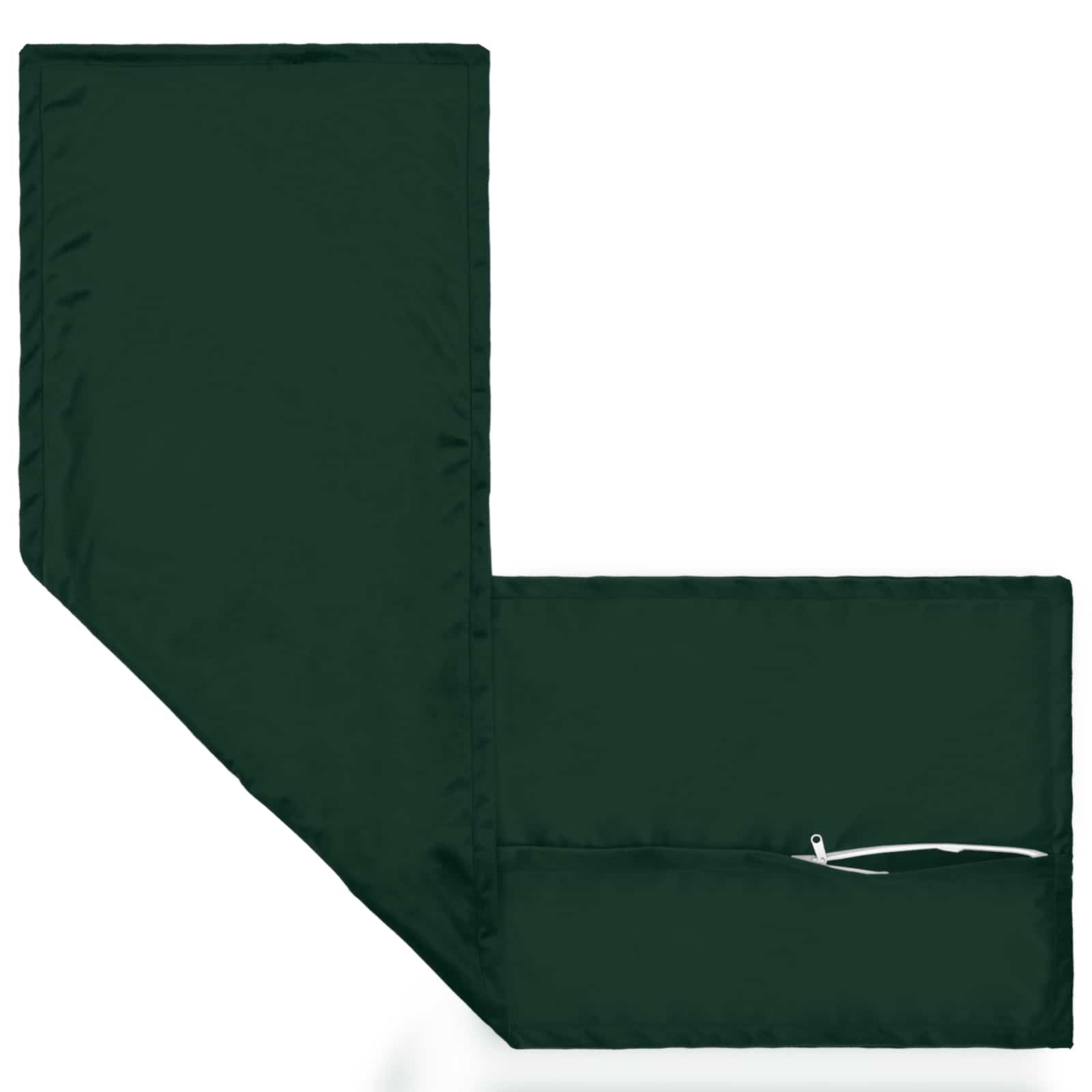 Cuscino con cuscino HOUTEN Verde Scuro 40 x 145 cm Velluto