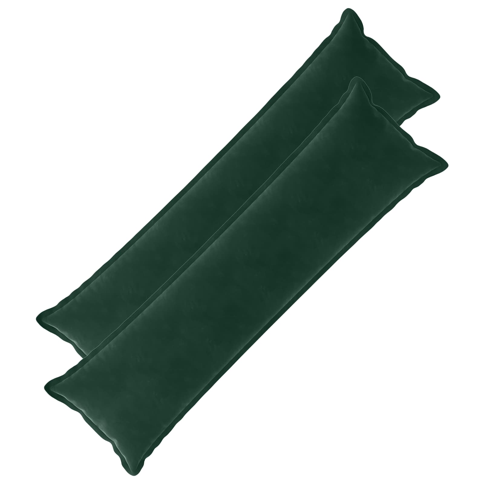 Cuscino con cuscino HOUTEN 2 pz Verde Scuro Velluto