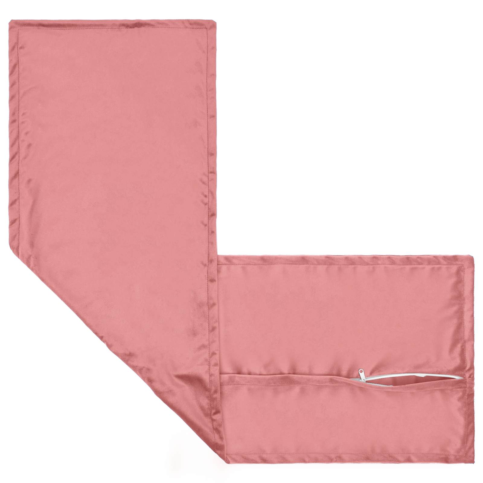 Cuscino con cuscino HOUTEN Rosa 40 x 145 cm Velluto