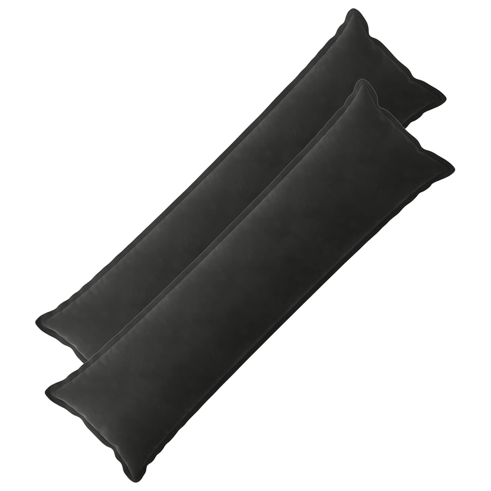 Cuscino con cuscino HOUTEN 2 pz Nero Velluto