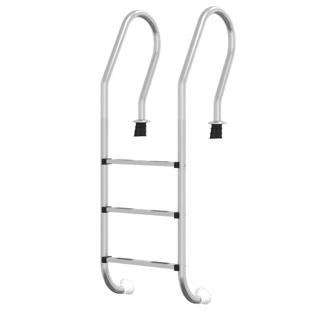 Scala per Piscina 54x38x158 cm Acciaio Inox 304