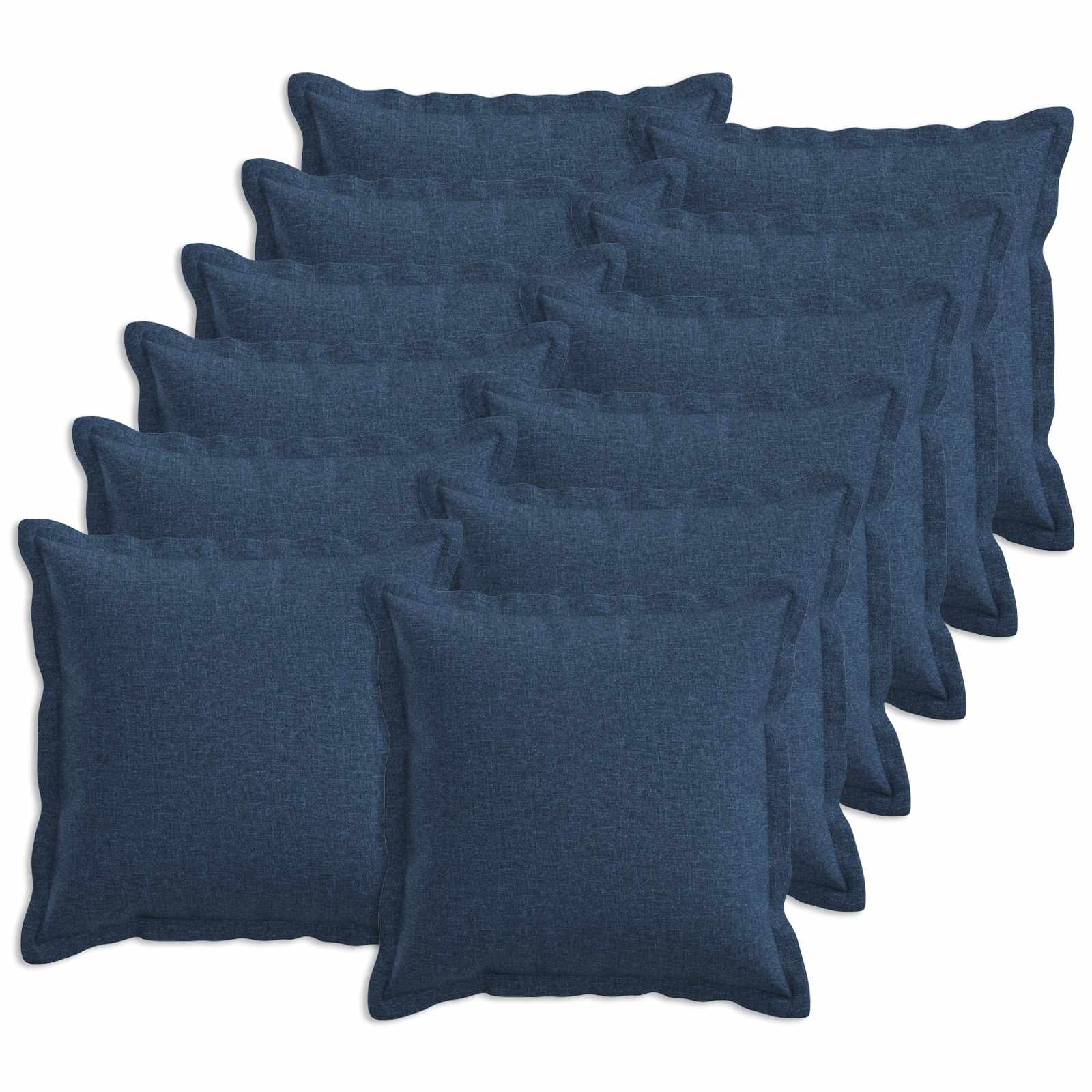 Cuscino con cuscino HOUTEN 12 pz Blu Lino