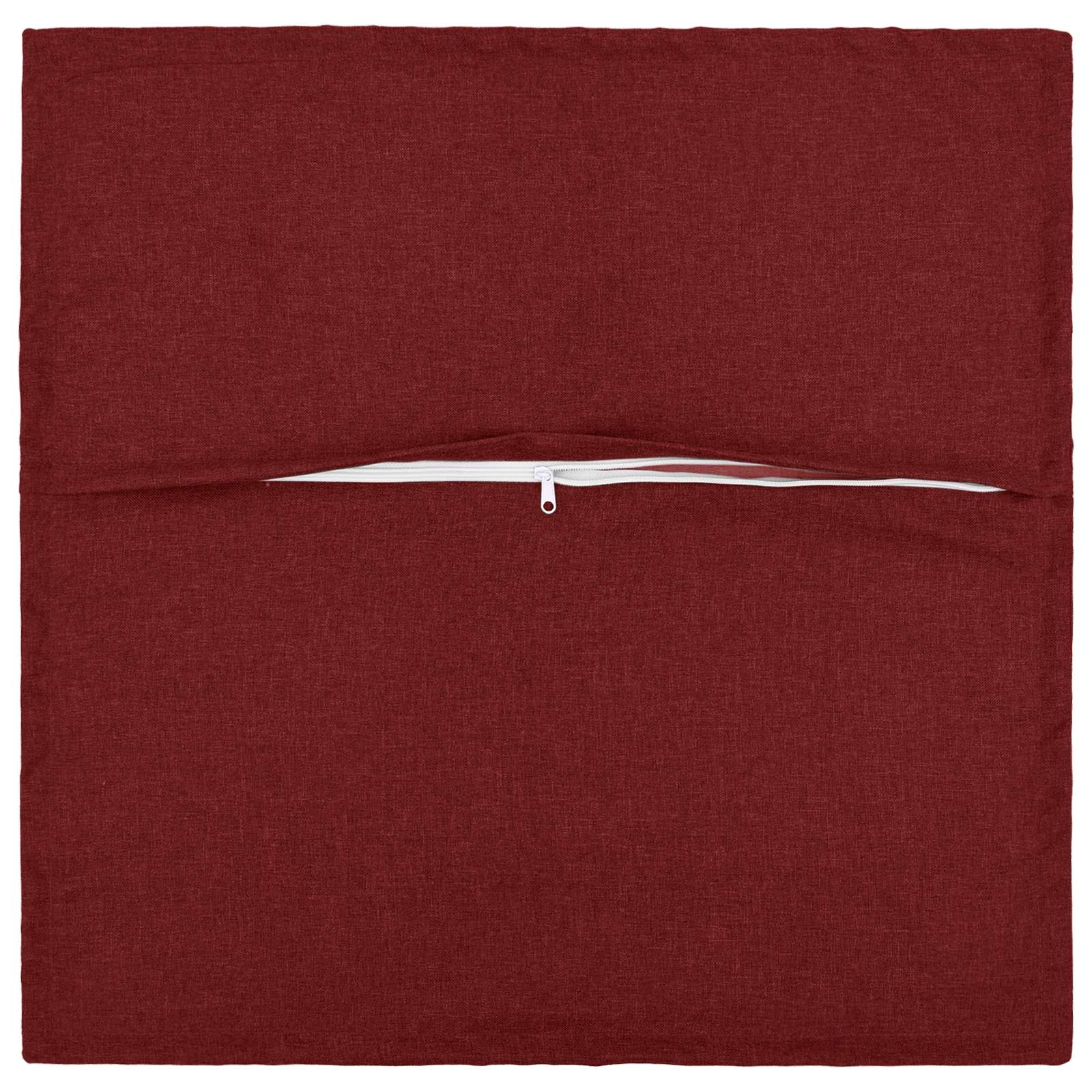 Cuscino con cuscino HOUTEN 2 pz Rosso Vino Lino