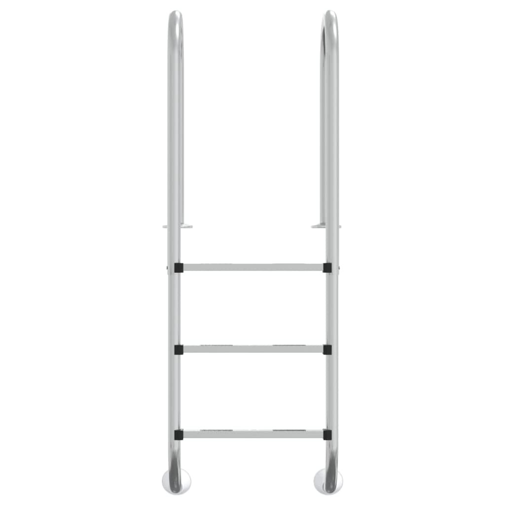 Scala per Piscina 54x38x158 cm Acciaio Inox 304