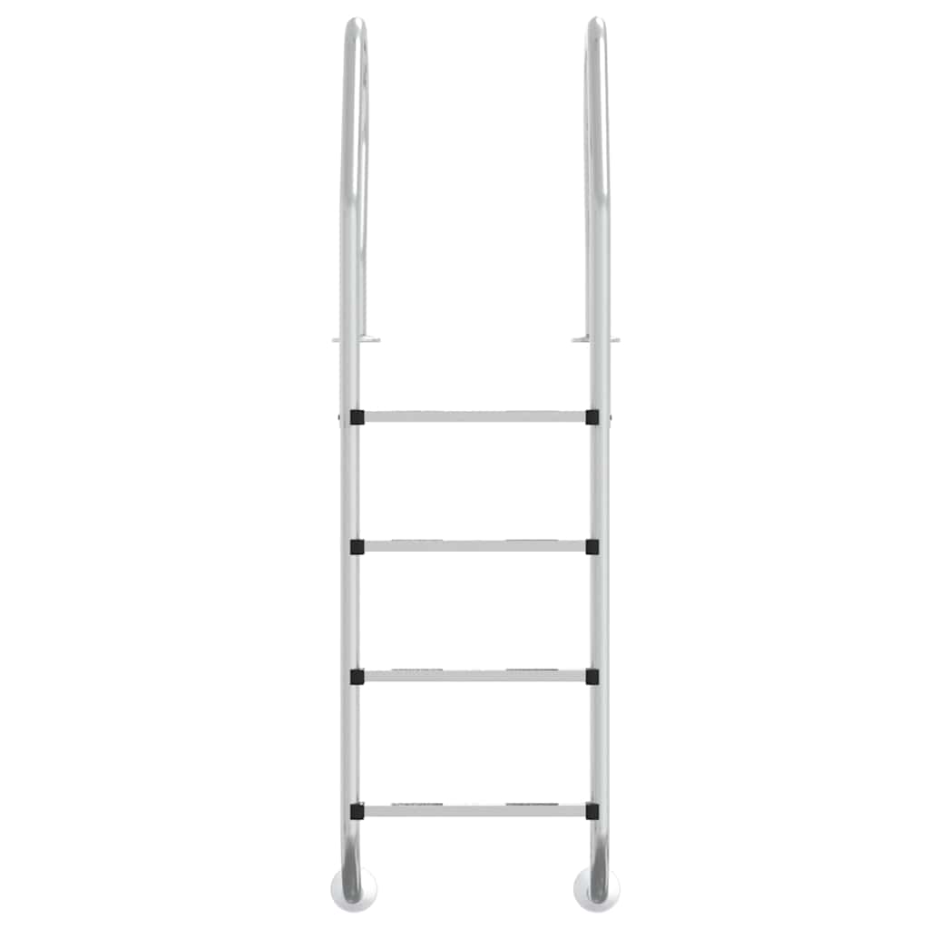 Scala per Piscina 54x38x184,5 cm in Acciaio Inox 304