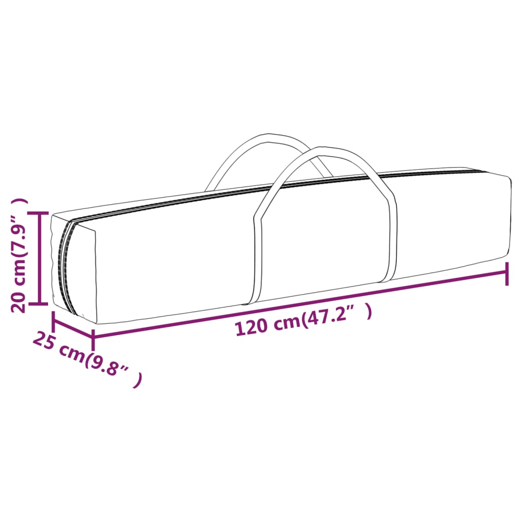 Tenda per Feste Pieghevole Bianca 2x2 m
