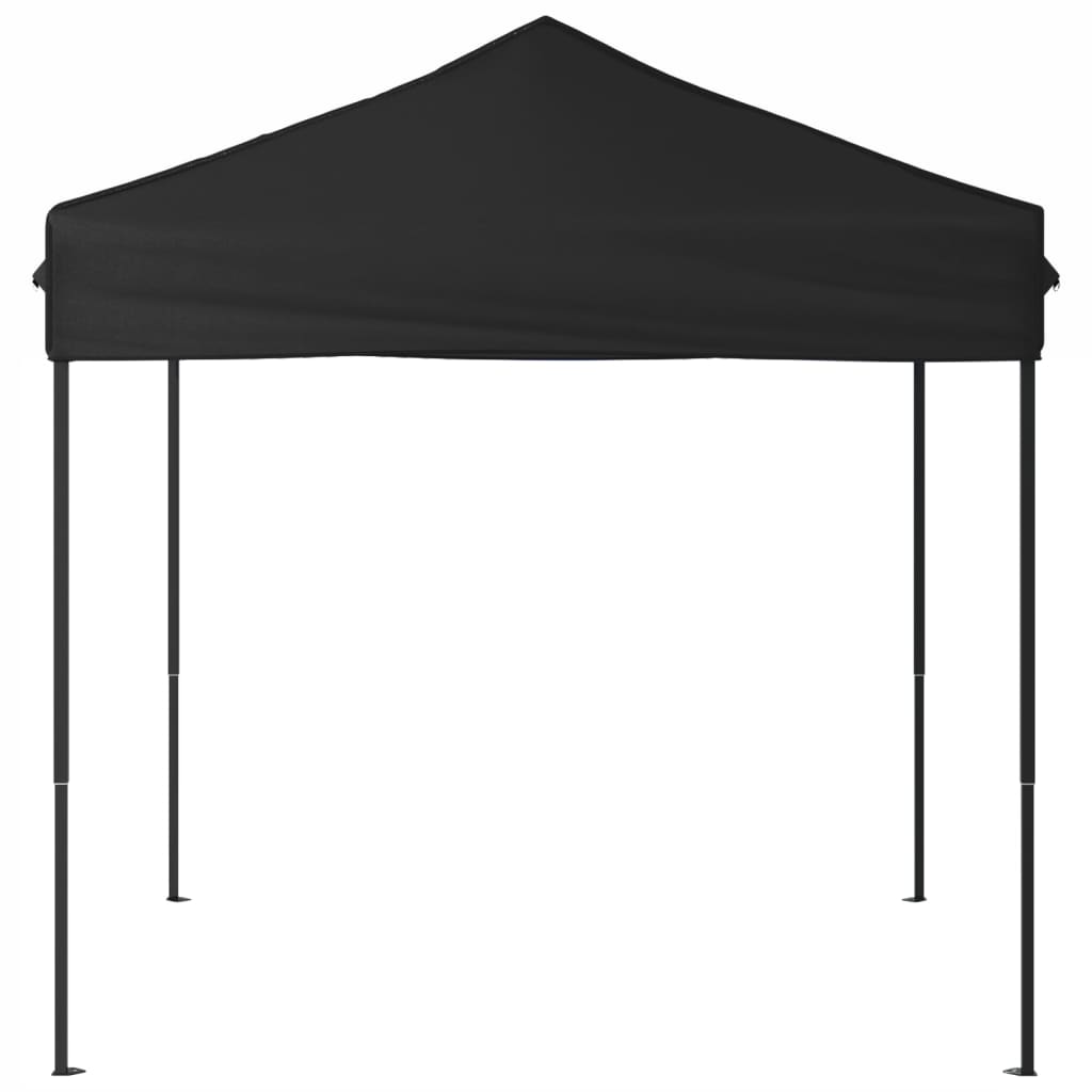 Tenda per Feste Pieghevole Nera 2x2 m
