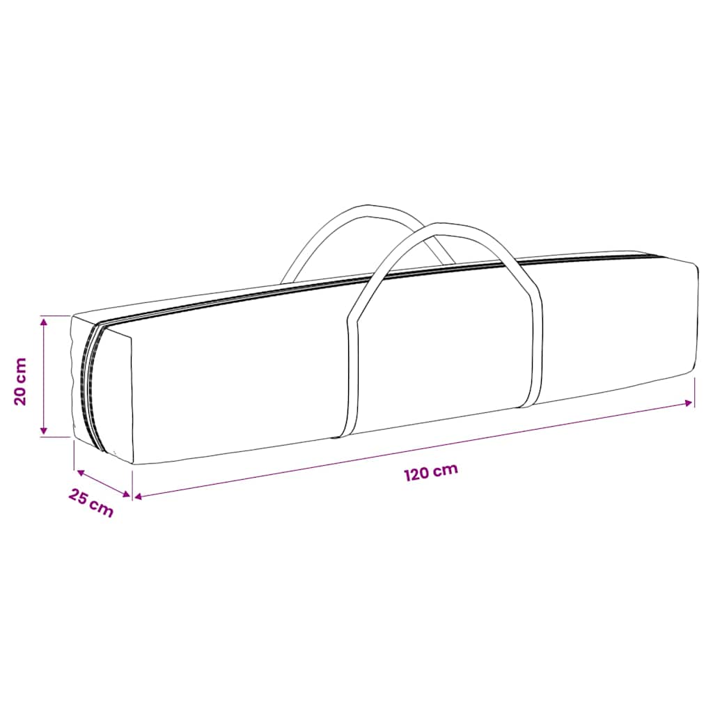 Tenda per Feste Pieghevole con Pareti Laterali Antracite 2x2 m