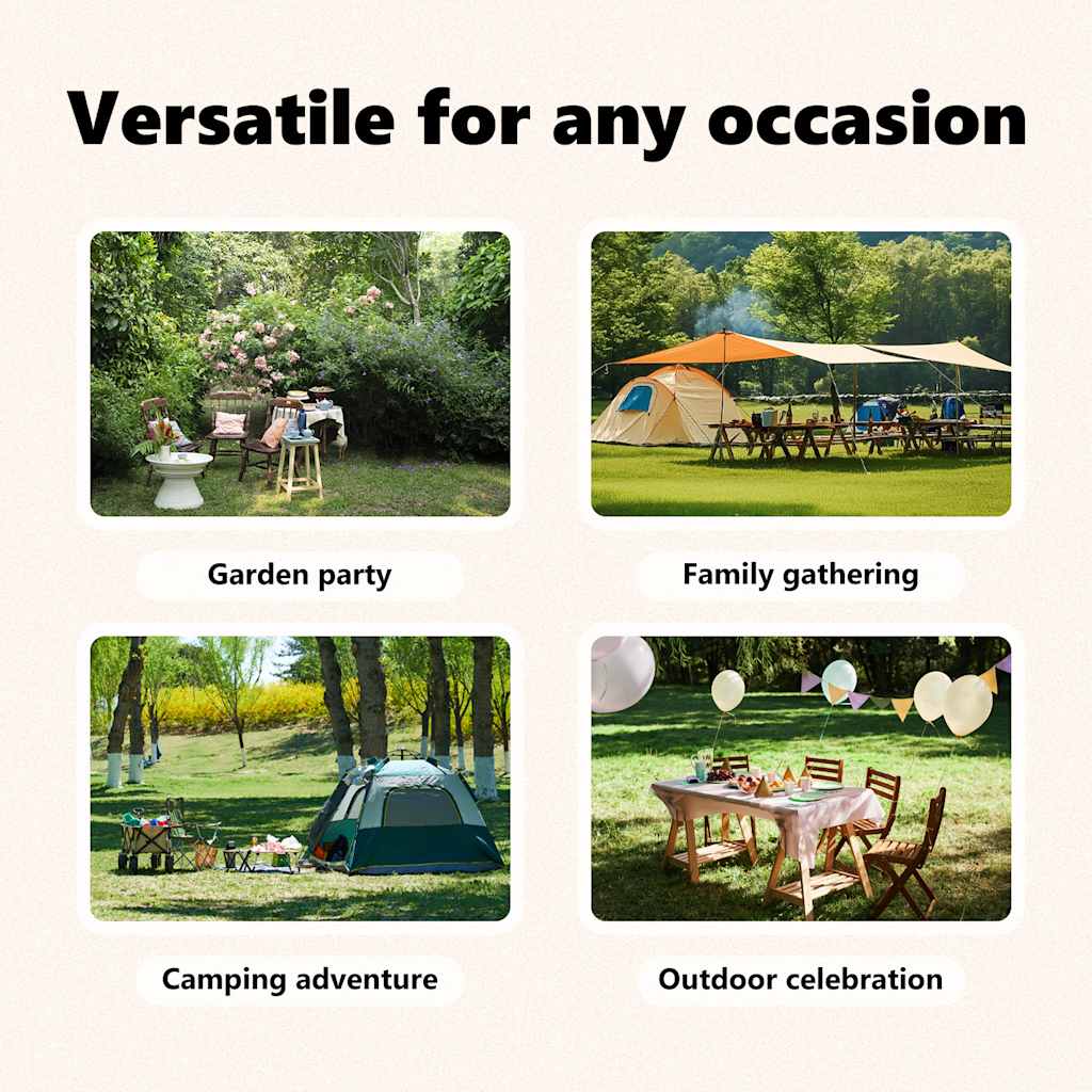Tenda per Feste Pieghevole con Pareti Laterali Bianco 2x2 m