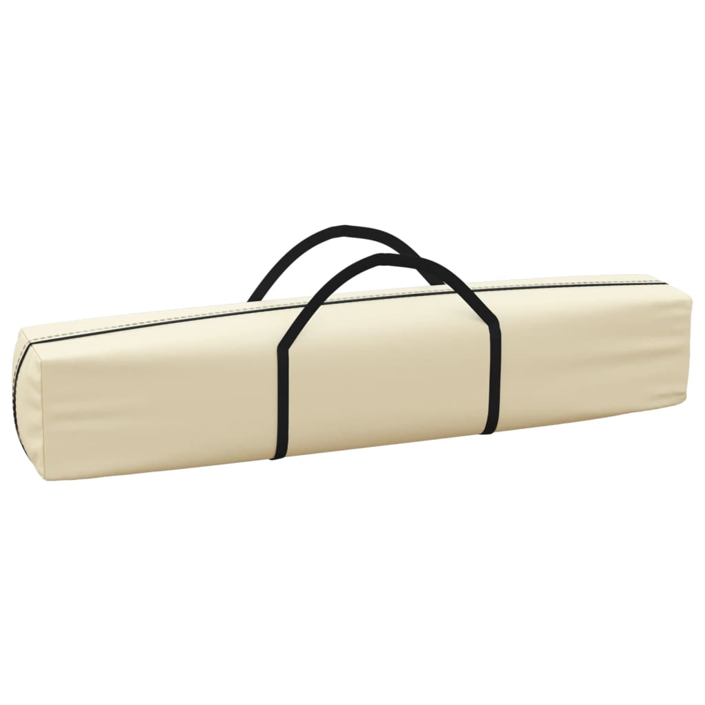 Tenda per Feste Pieghevole con Pareti Laterali Crema 2x2 m