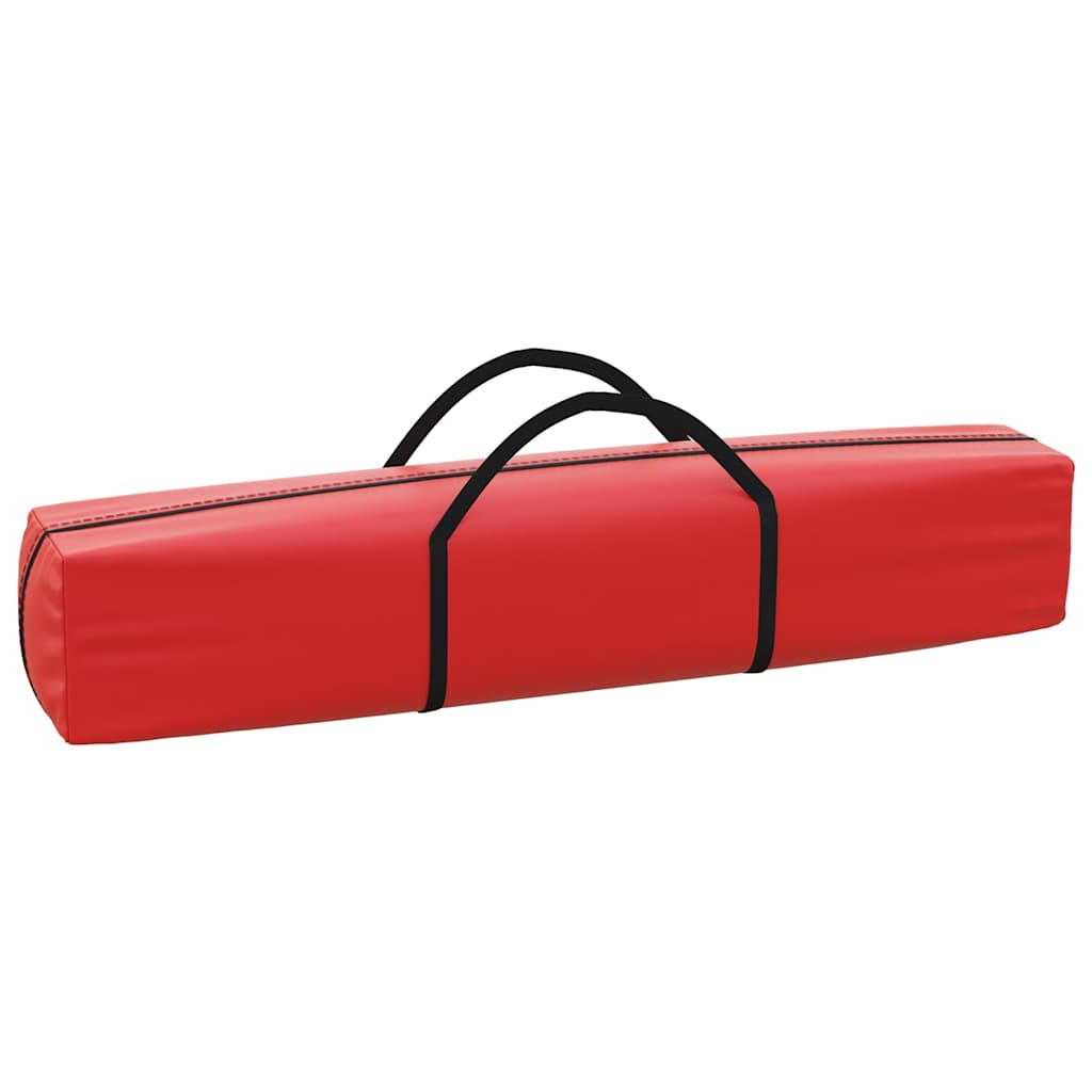 Tenda per Feste Pieghevole con Pareti Laterali Rosso 2x2 m