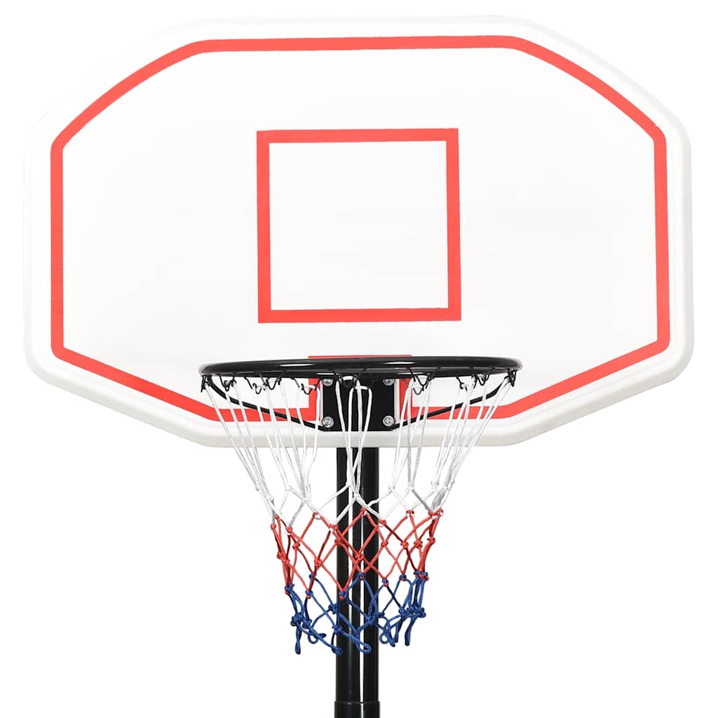 Supporto per Pallacanestro Bianco 258-363 cm Polietilene