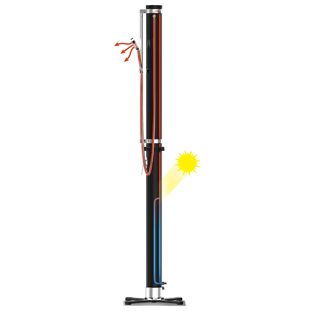 Bestway Doccia da Esterno Solar Flow Nera 20 L