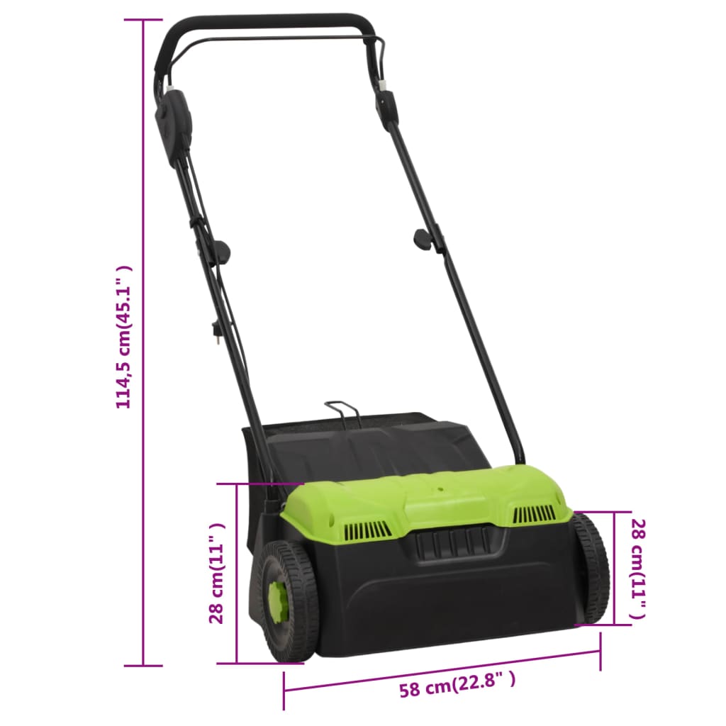 Arieggiatore Elettrico per Prato 2 in 1 1500 W