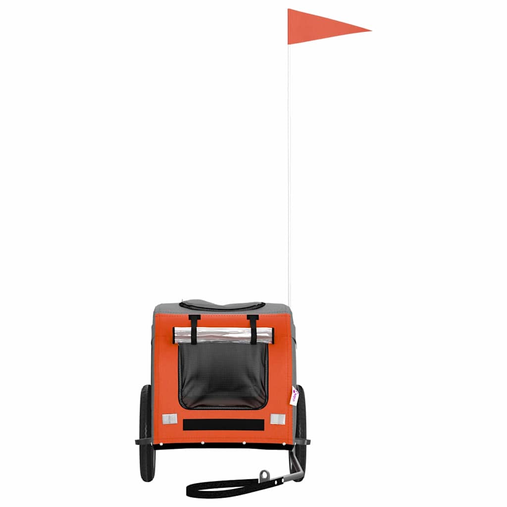 Rimorchio per bicicletta per animali domestici 124 x 53 x 53 cm